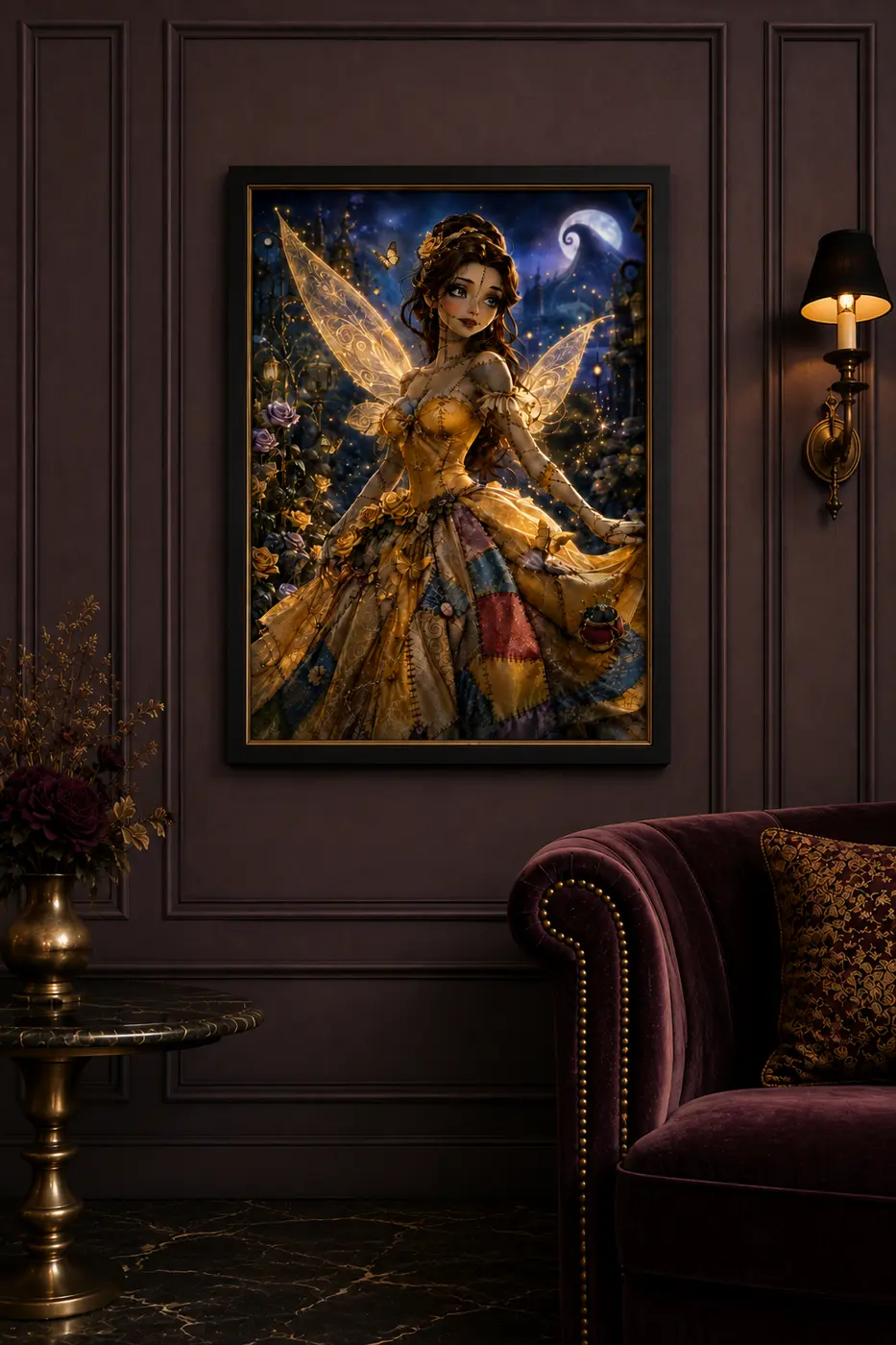 Golden Stitched Fairy artwork