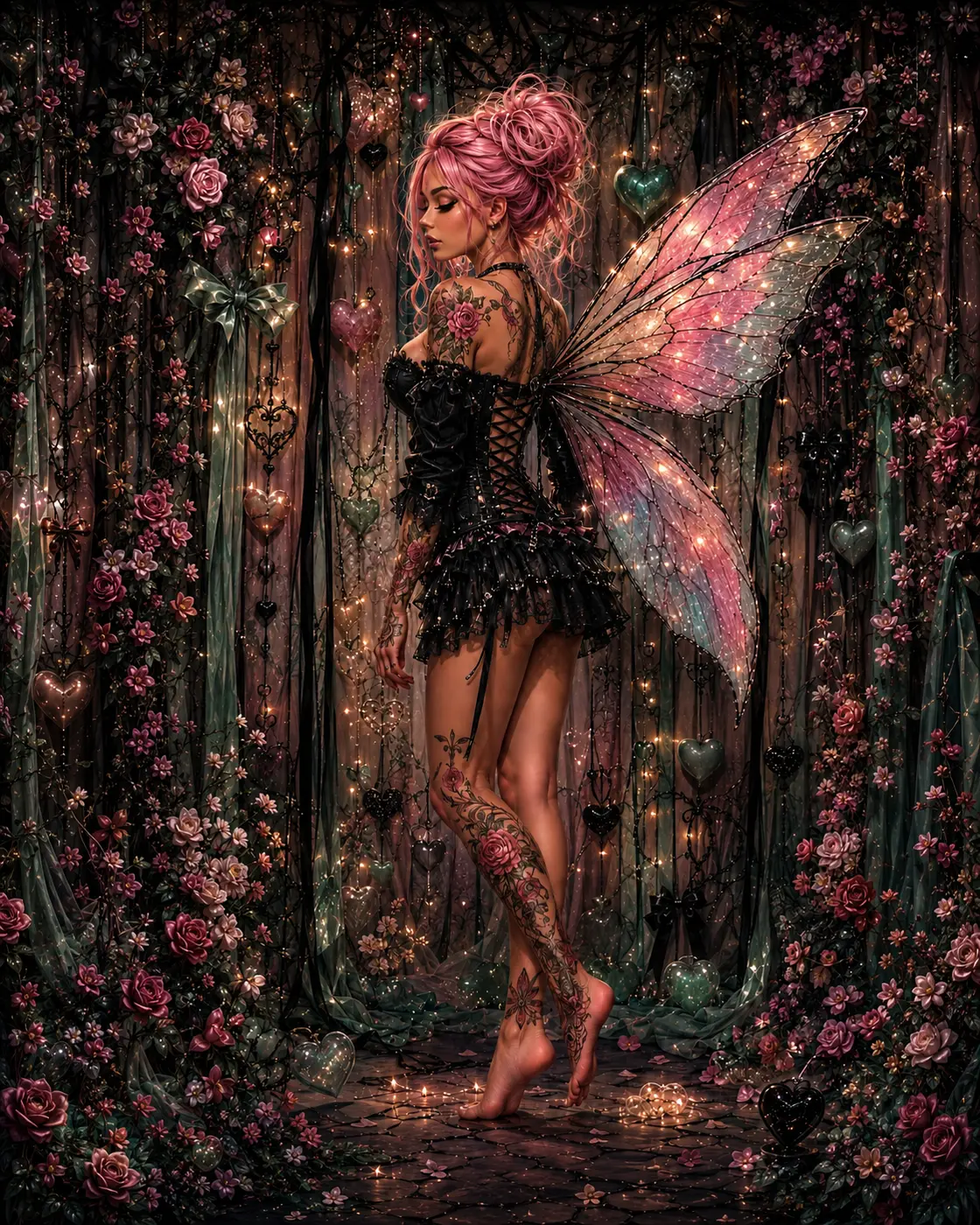 Pink Gothic Fairy artwork